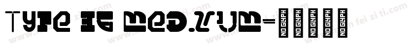 Type 36 Medium字体转换